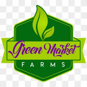 Green Market Farms Logo - Graphic Design, HD Png Download - market png