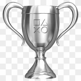 Silver Game Playstation Trophy Freetoedit - Trophy Ps3, HD Png Download - psn png