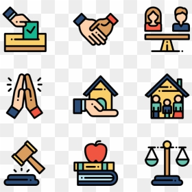 Humans Clipart Svg - Icon Human Rights, HD Png Download - human icon png