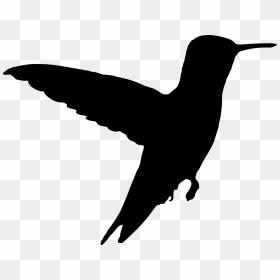 Black Flying Bird Clipart, HD Png Download - flying png