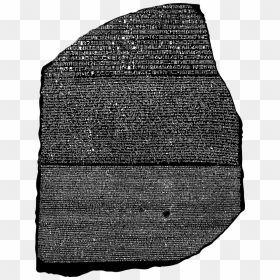 The Rosetta Stone Allowed For The Breakthrough That - Rosetta Stone Png, Transparent Png - hieroglyphics png
