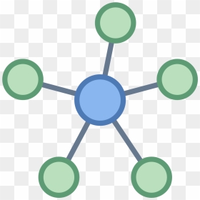 Mesh Networking Computer Node - Mind Maps Icon Png, Transparent Png - networking icon png