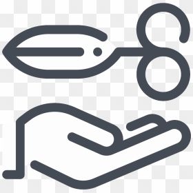 Give Scissors Icon - Craftsmanship Icon Png, Transparent Png - scissors icon png