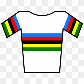 Maillot Champion Du Monde De Cyclisme, HD Png Download - jersey png