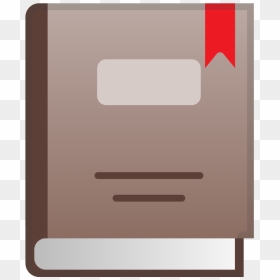 Closed Book Icon - Closed Book Emoji, HD Png Download - closed png