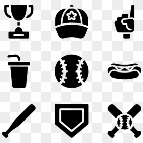 Baseball Icons, HD Png Download - baseball icon png