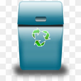 Computer Icon,brand,aqua - Geri Dönüşüm Kutusu Resmi Çizilmiş, HD Png Download - trash can icon png
