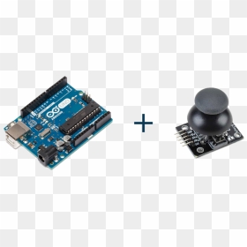 Interfacing Analog Joystick Module In Arduino Board - Arduino Uno, HD Png Download - arduino png