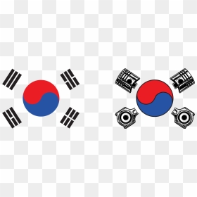 Kata Logo Both 02 - South Korea Flag, HD Png Download - market png