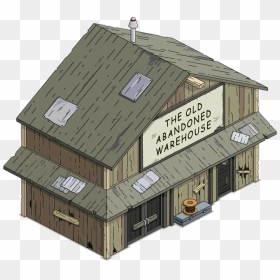 Tapped Out Old Abandoned Warehouse - Abandoned Warehouse Clipart, HD Png Download - warehouse png