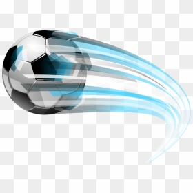 Flying Shin Football Guard Vector Sport Clipart - Flying Soccer Ball Png, Transparent Png - flying png
