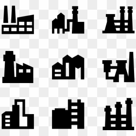 Vector Buildings Factory - Vanoise National Park, HD Png Download - factory icon png