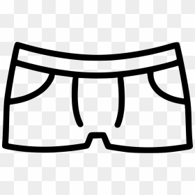 Boxers - Shorts Cartoon Black And White, HD Png Download - boxers png