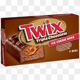 Twix Triple Chocolate Ice Cream Bar, HD Png Download - candy bars png