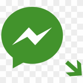 Transparent Facebook Messenger Icon , Png Download - Messenger Facebook Icon Green, Png Download - messenger icon png