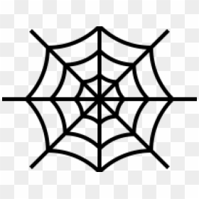 Drawing Simple Spider Web, HD Png Download - spider web transparent png