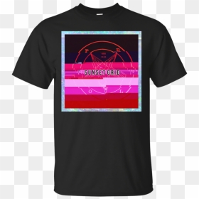 T-shirt, HD Png Download - vaporwave grid png