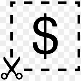 Cutting Out Dollar Symbol - Investment Banking Png Icon, Transparent Png - scissors icon png