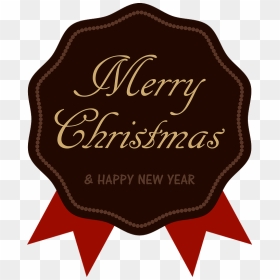 Merry Christmas Rabel Clipart - Label, HD Png Download - merry christmas .png