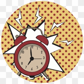 Circle Clock - 80's Party, HD Png Download - super heroes png