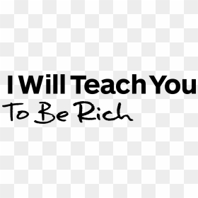 Will Teach You To Be Rich Logo , Png Download - Iwillteachyoutoberich Logo, Transparent Png - rich png