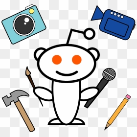 Reddit Alien Logo, HD Png Download - reddit icon png