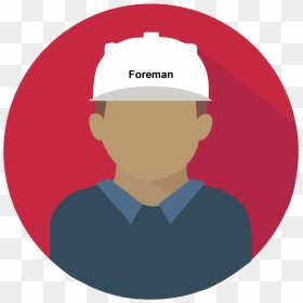 Transparent Construction Worker Icon Png - Illustration, Png Download - construction icon png