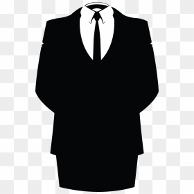 Gentleman Vector Suit - Anonymous Suit, HD Png Download - costume png