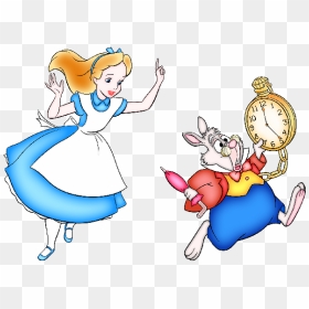 Alice In Wonderland And White Rabbit, HD Png Download - alice png