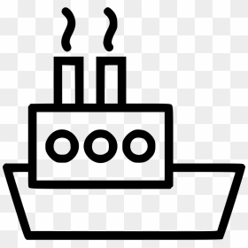 Ship Boat Production Factory - Icon, HD Png Download - factory icon png