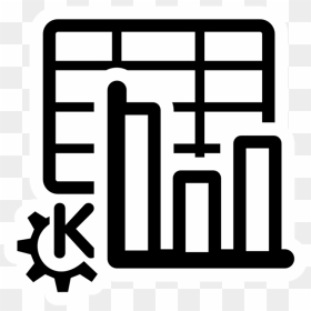 Transparent Spreadsheet Icon Png - Spreadsheet Black And White, Png Download - excel icon png