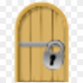 Door With Lock Cartoon, HD Png Download - cell icon png