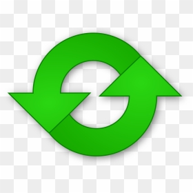Green Refresh Icon Png - Double Arrow Clip Art, Transparent Png - refresh icon png