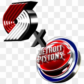 Detroit Pistons Clipart Transparent - Transparent Detroit Pistons Logo, HD Png Download - detroit pistons logo png