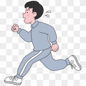 Boy Jogging Running Exercise Clipart - Jogging Clipart, HD Png Download - kid running png