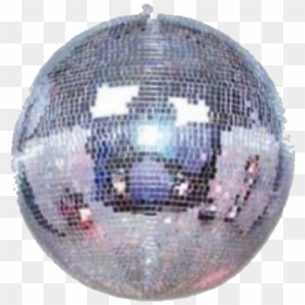 Moodboard Aesthetic Sticker Party Disco Discoball Png - Disco Ball On Fire, Transparent Png - disco lights png