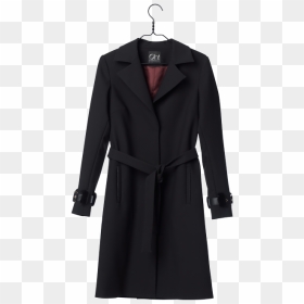 Fur Coat Png Image Transparent - Long Black Cotton Coats, Png Download - coat png