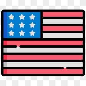 Usa Icon, HD Png Download - usa flag icon png