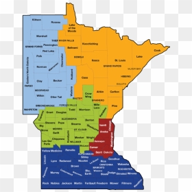Map, HD Png Download - minnesota outline png