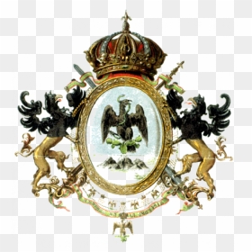 Mexican Coat Of Arms Imperial, HD Png Download - bandera mexico png
