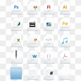 Filetype Icons Png - File Type Icons Pack, Transparent Png - excel icon png