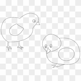 Chickens Vector Coloring Png Images - Sketch, Transparent Png - chickens png