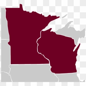 Report Shows Minnesota Losing Economic Border War With - Minnesota And Wisconsin State, HD Png Download - minnesota outline png
