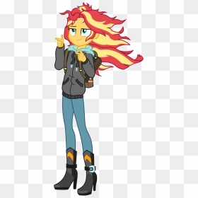 Clean Clipart Messy Person - Sunset Shimmer Messy Hair, HD Png Download - seattle png