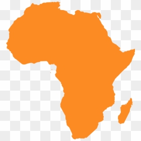 Africa Map Silhouette, HD Png Download - africa map png