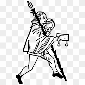 Medieval City Messenger Clip Arts - Medieval Messenger Clipart, HD Png Download - messenger icon png