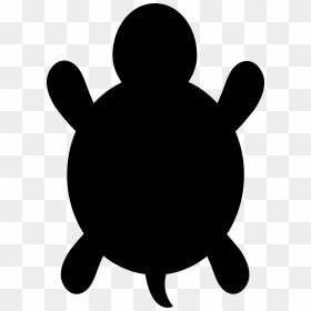 Clip Art Black & White, HD Png Download - turtle silhouette png