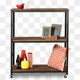 Small Bookshelf Transparent, HD Png Download - book shelf png
