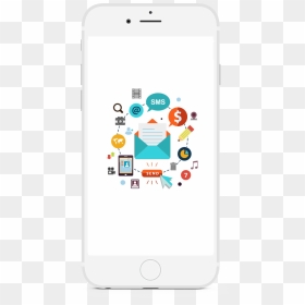 Outline Free Html5 Responsive Bootstrap Template - Iphone, HD Png Download - phone outline png