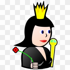 Queen Of Spades Vector Clipart, HD Png Download - princess crown vector png